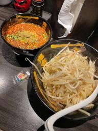 シビカラ味噌つけ麺,辛さ鬼増しシビれ増しもやしトッピング 辛さ鬼増しシビれ増し