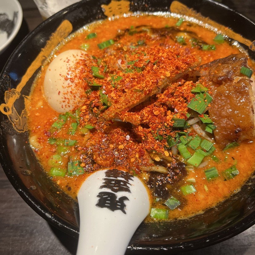 味玉カラシビ カラ鬼マシ シビレ普通