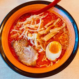 赤ラーメン 普通、中辛、紅、X麺