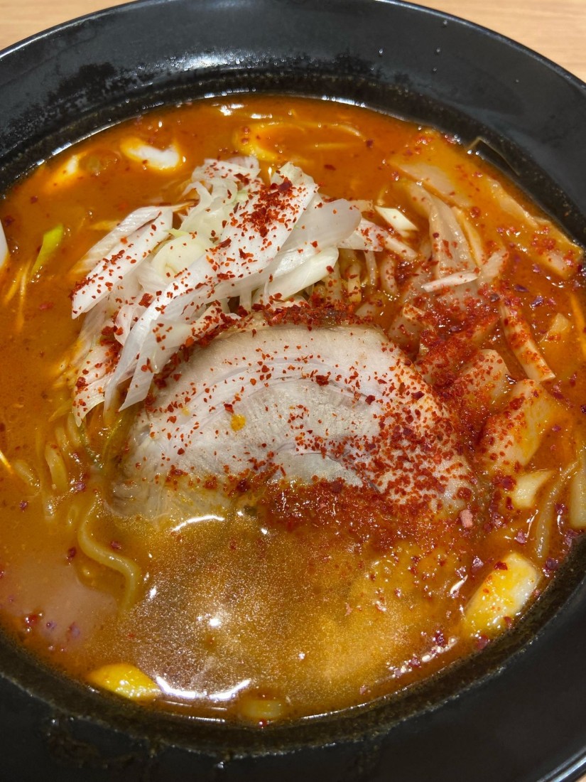 辛味噌ラーメン 辛味追加