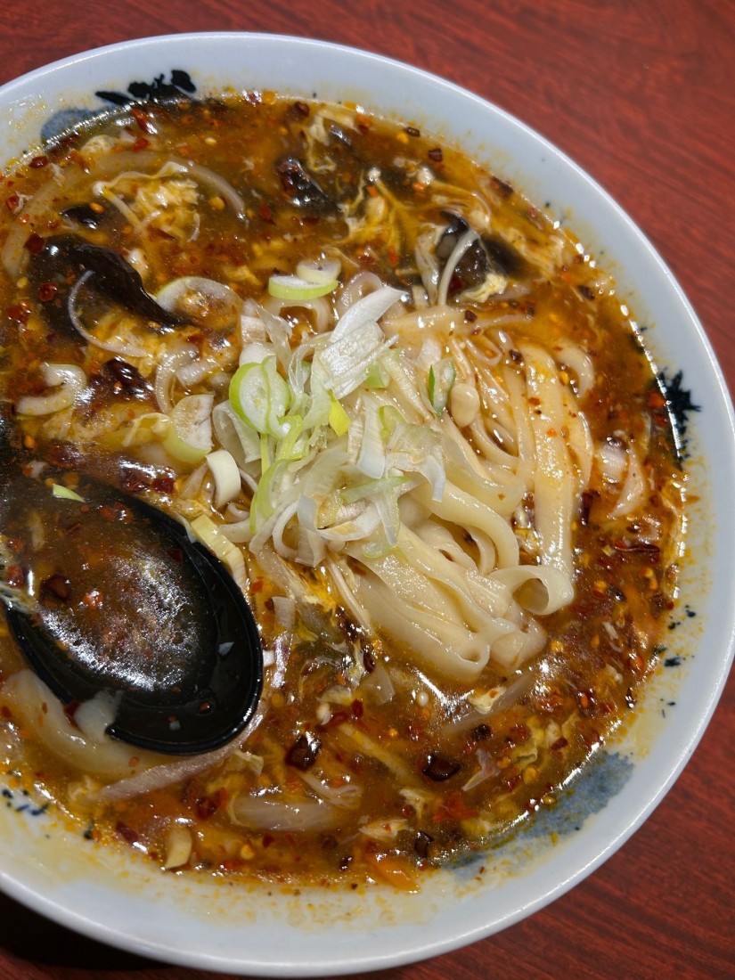 酸辣刀削麺 辛さ増し