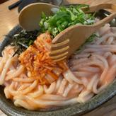 明太子キムチうどん