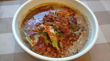 黒胡麻担々麺 辛口プラス