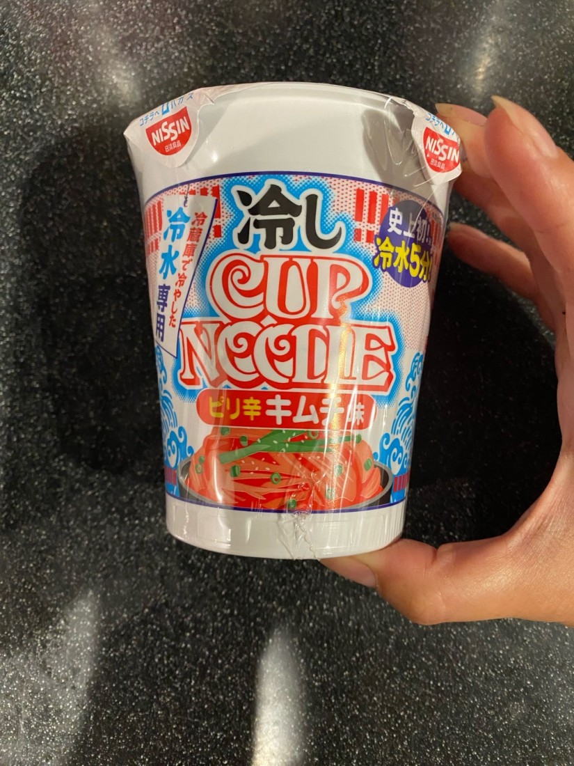冷やしCUP NOODLE ピリ辛キムチ味