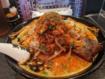 もやしカラシビ味噌らー麺 カラ鬼マシ、シビマシ