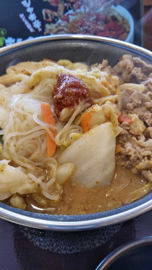 肉味噌牛坦々鍋