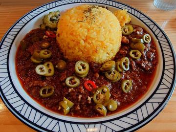 ハラペーニョたっぷりビンダルポークキーマ