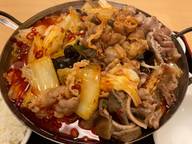 ホルモン火鍋 野菜 牛肉トッピング 激辛