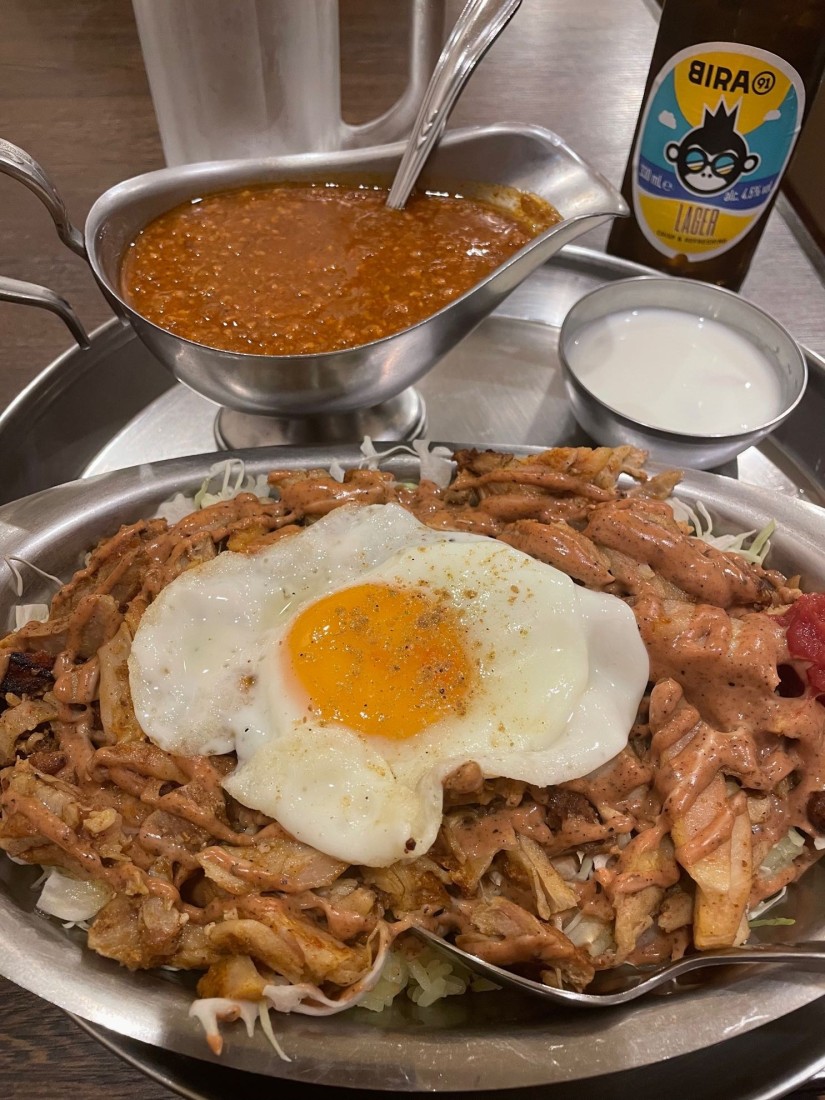 チキンケバブキーマ定食 辛口