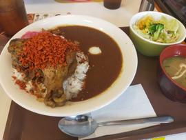 ファイヤー炭火チキンカレー 辛さ苦手、子供はご遠慮