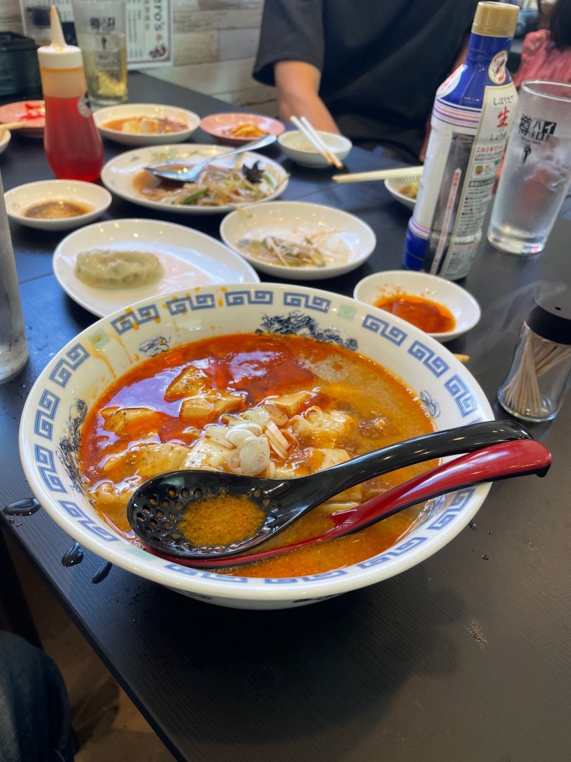 麻婆担々麺 ラー油追加