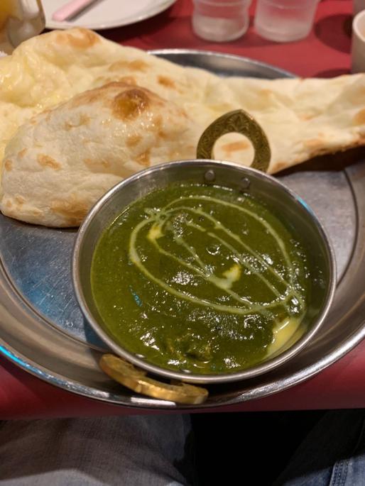 ホウレン草チキン 中辛