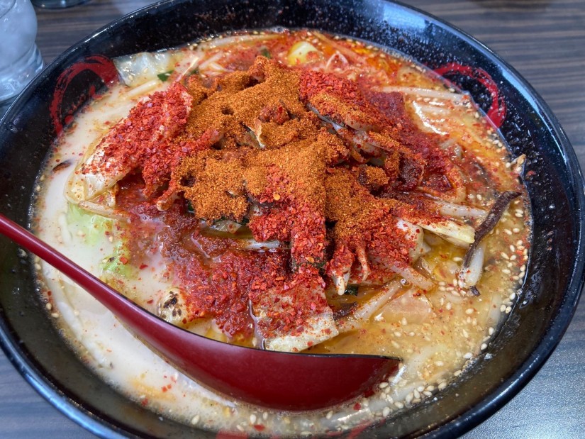 炎の野菜豚骨 激辛