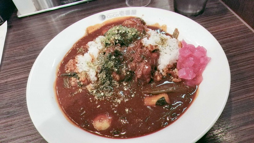 カシミールチキンカレー + ほうれん草 6辛