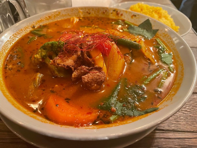 20種類の野菜のスープカレー 10辛