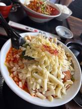 ミニ辛口ラーメンチーズトッピング 辛口