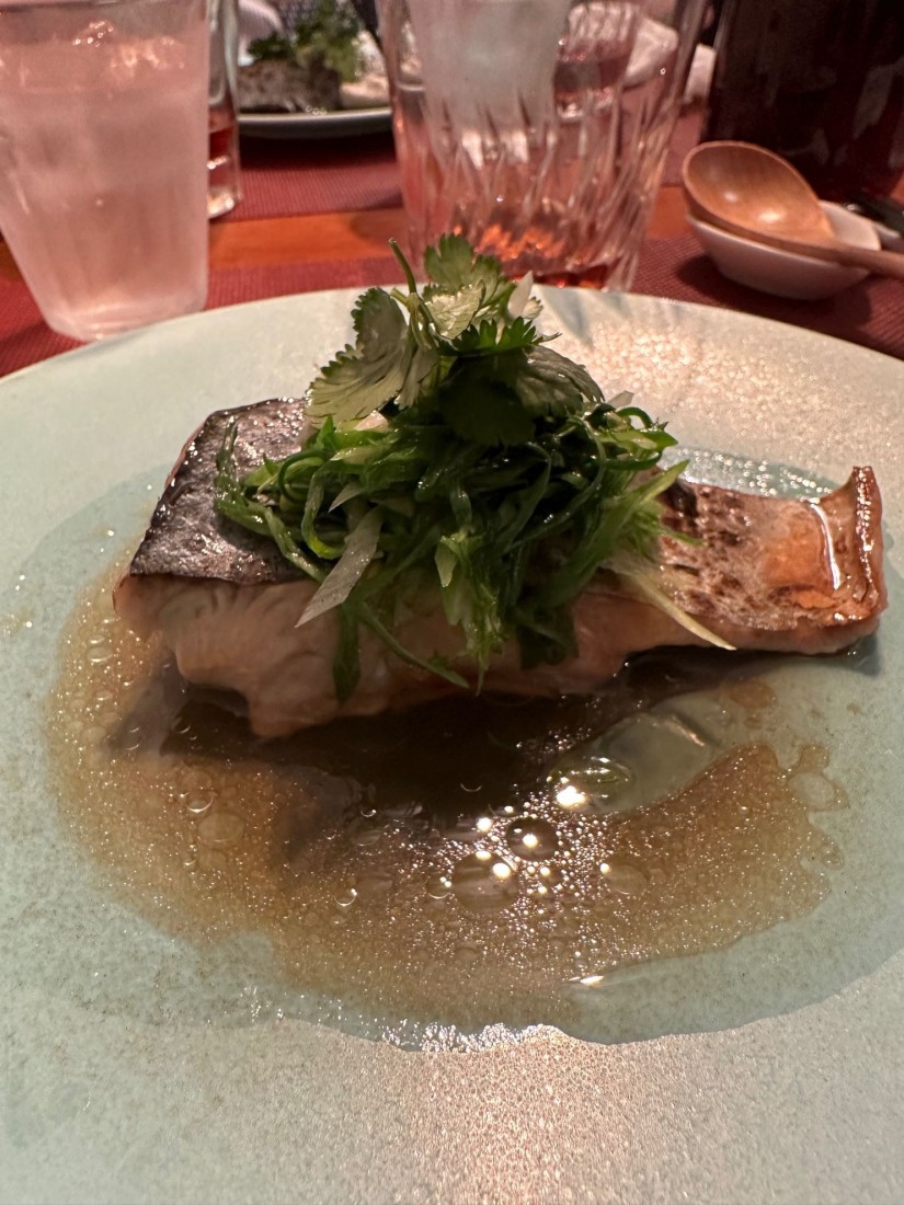 サワラの旬菜あえナンプラーソース