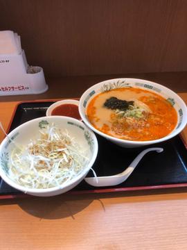 ピリ辛とんこつネギラーメン+辛みそ