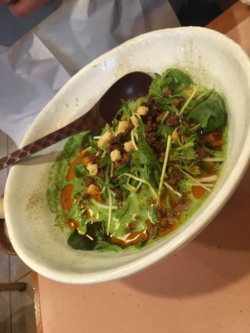 緑坦々麺 辛口