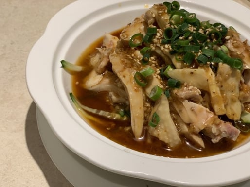 鶏肉の辛味ごまソース和え 棒棒鶏 🌶🌶