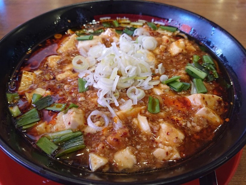 激辛メニュー マーボー麺 中噴火