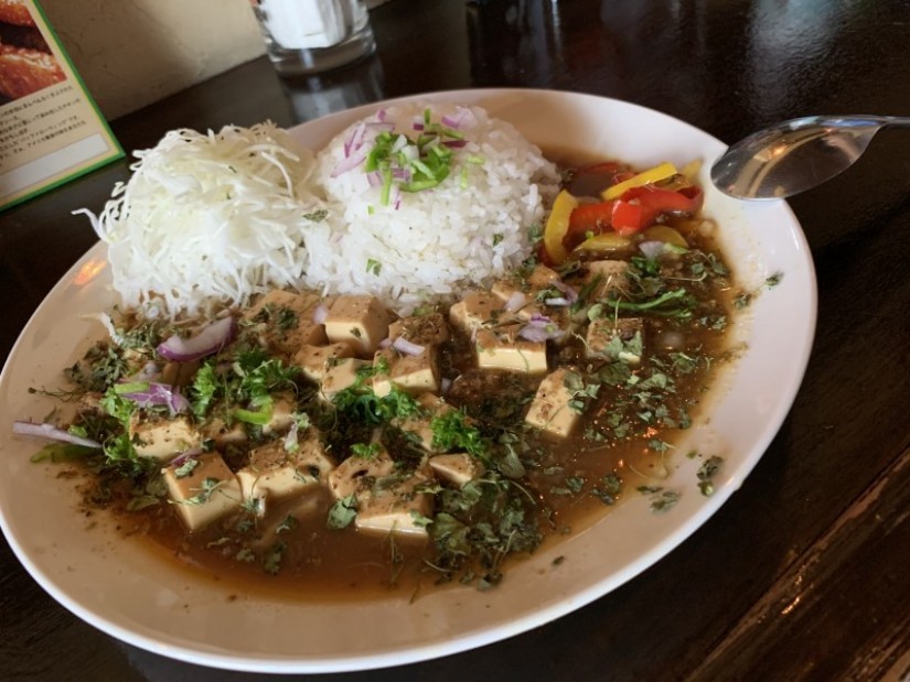 麻婆豆腐スパイスカレー