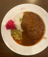 豚バラカレーとキャベツクリームカレーのあいがけ 超辛
