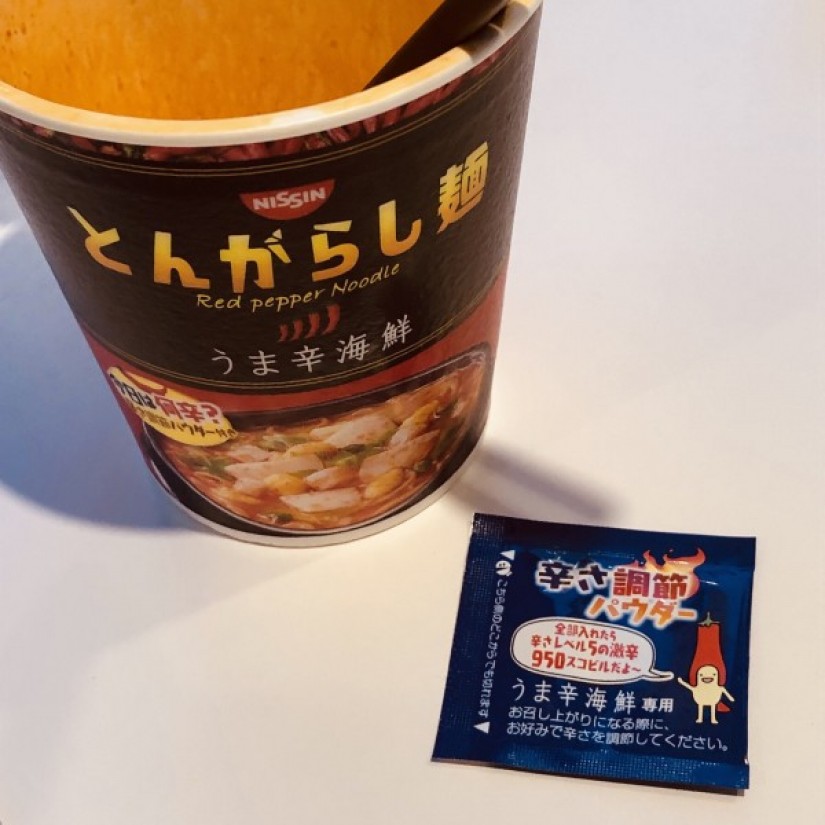 とんがらし麺 ４ 大辛（辛さ調節パウダー未使用）