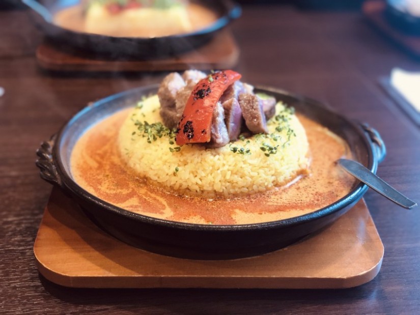 豚肩ロースステーキカレー 5辛