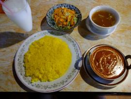 A セット (マトンカレー) 激辛