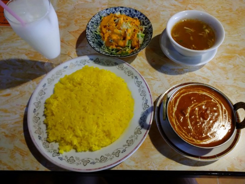 A セット (マトンカレー) 激辛