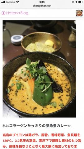 豚角煮カレー シャルコット3.5