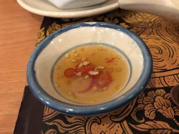 唐辛子入りのお酢