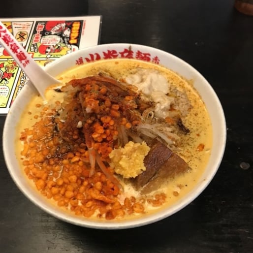 火炎ジロウラーメン カラ増し、シビ増し