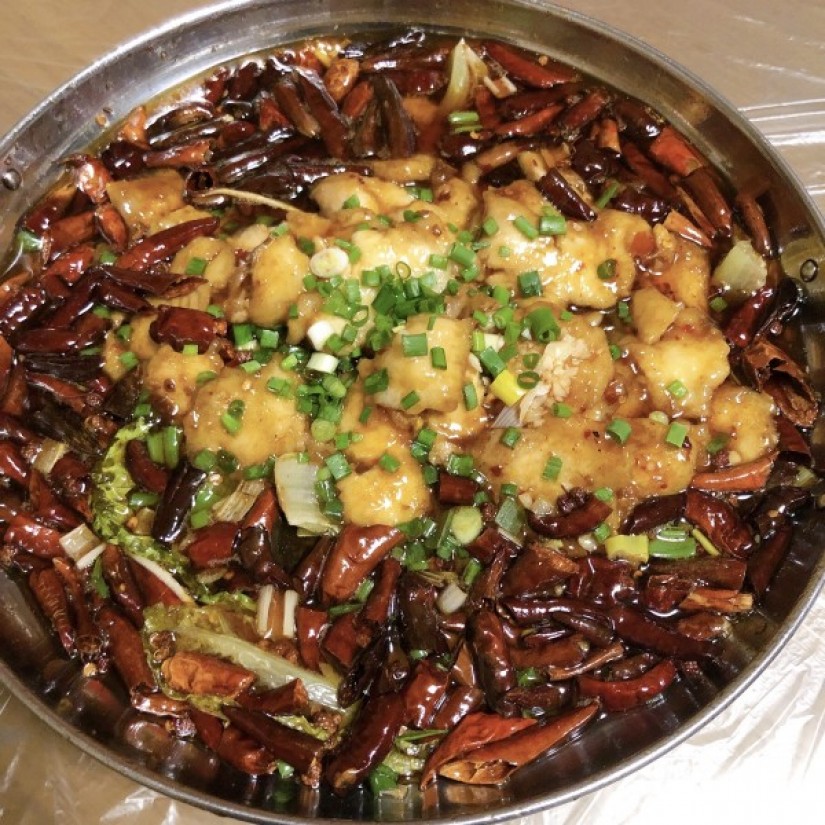 四川風ピリ辛煮魚 ピリ辛