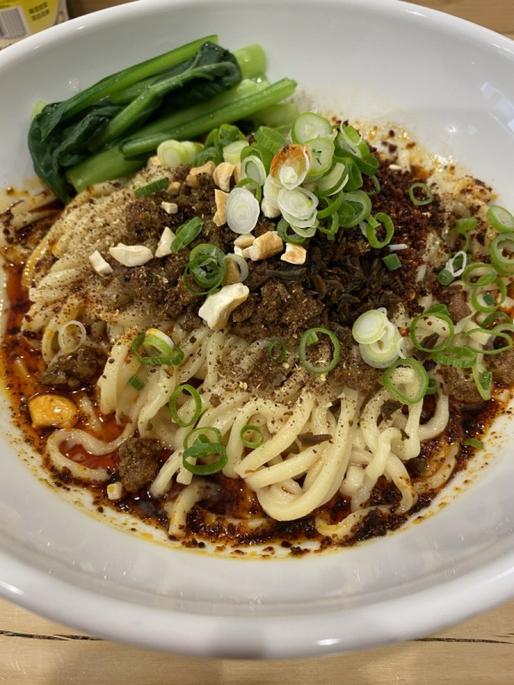 汁なし坦々麺(胡麻) 辛さ多+痺れ多