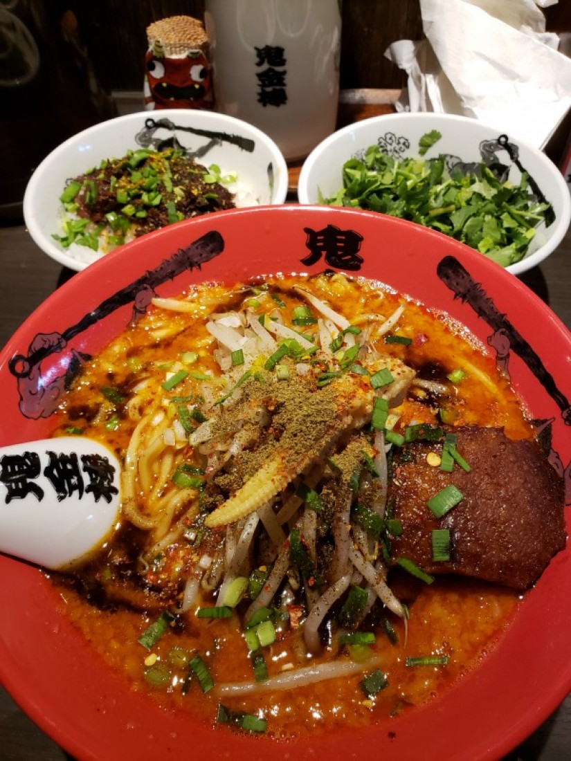 カラシビ味噌らー麺 抜き、少なめ、普通、増し、鬼増し