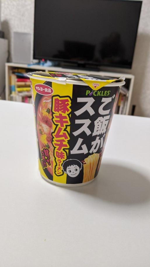 ご飯ススム　豚キムチラーメン