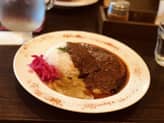 豚バラカレーとキャベツクリームカレーのあいがけ 超辛の上の超〜〜辛