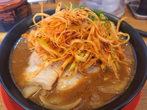 まろやか味噌ラーメン 辛ネギ追加