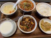 陳麻婆豆腐と坦々麺セット