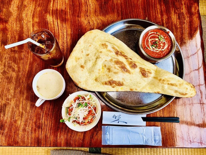 キーマエッグカレーナンセット 2辛