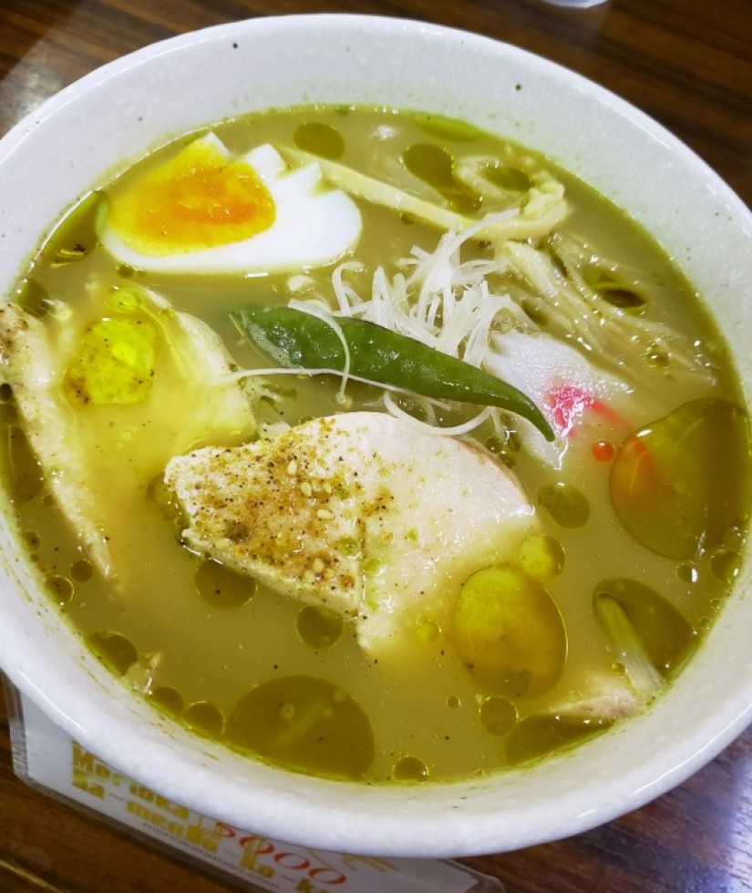 青南蛮塩ラーメン￥750
 激辛