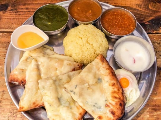 ３色カレー定食