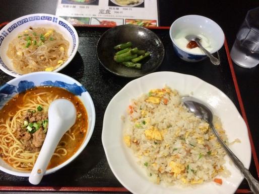炒飯セット(ミニ担々麺) 特に無し