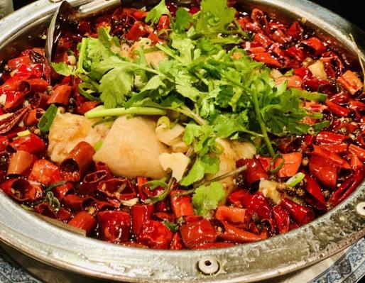 魚の激辛沸騰旨煮　沸騰魚