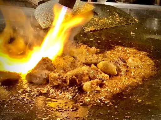 広島赤鶏のピリ辛焼き