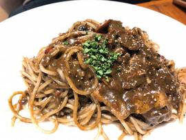 夜の黒カルボナーラ 2辛