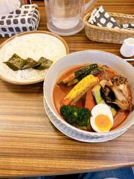野菜ときのこのスープカレー 100倍