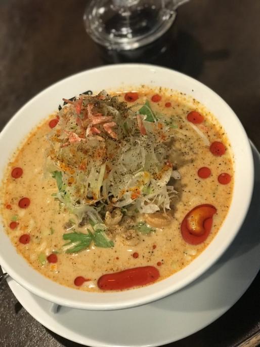 冷やし担担麺(汁あり) 痺れない　痺れる　すごく痺れる